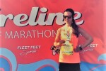 Kristen Dombroski post-marathon photo