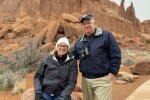 Tom Klonick and his wife in a National Park